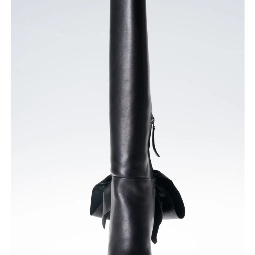 Aminah Abdul Jallil, Knee High Boots,  Black. Sz 6. New with defect - Picture 3 of 16